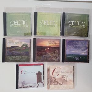 8 Celtic CD Lot Favorites Twilight Planet & Christmas